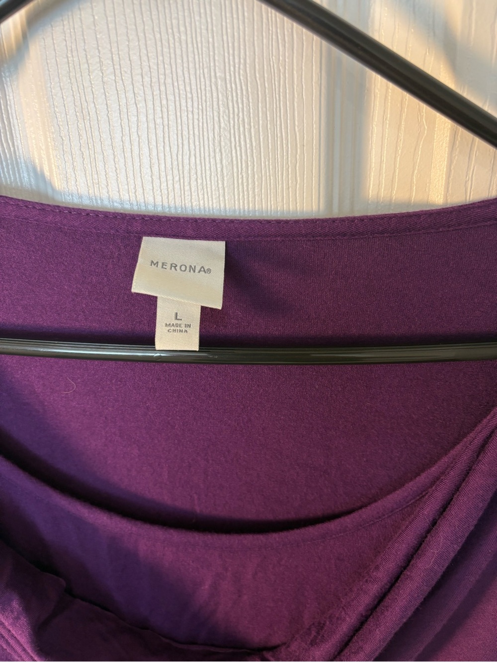 Merona Purple Cowl-Neck Midi Dress - Picture 3 of 5